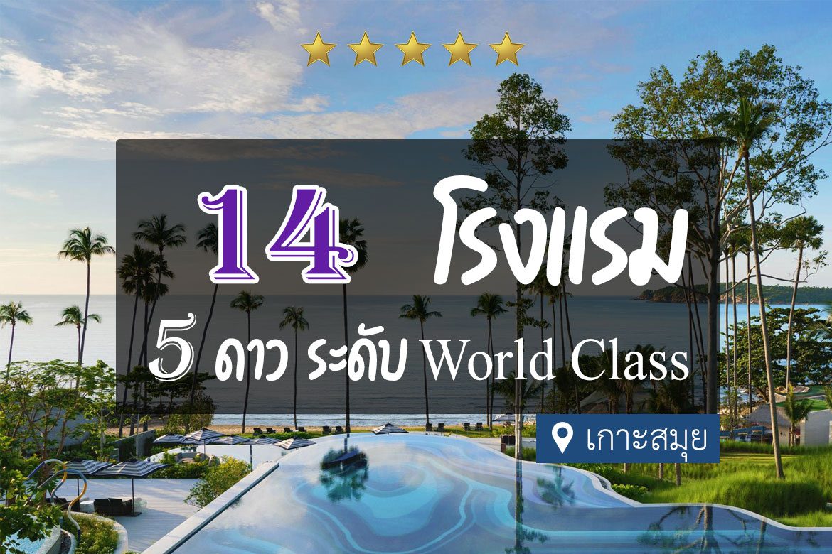 14 โรงแรม 5 ดาว เกาะสมุย สุดหรู มีระดับ ติดทะเล【อัปเดต 2023】